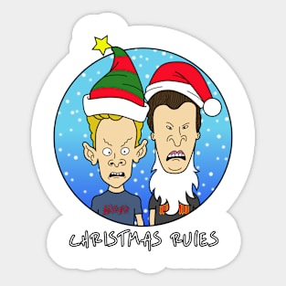 BEAVIS AND BUTTHEAD DO CHRISTMAS! Sticker